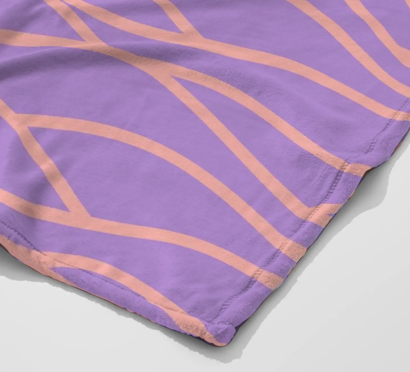 waves plaid polaire de Sabrina Ziegenhorn