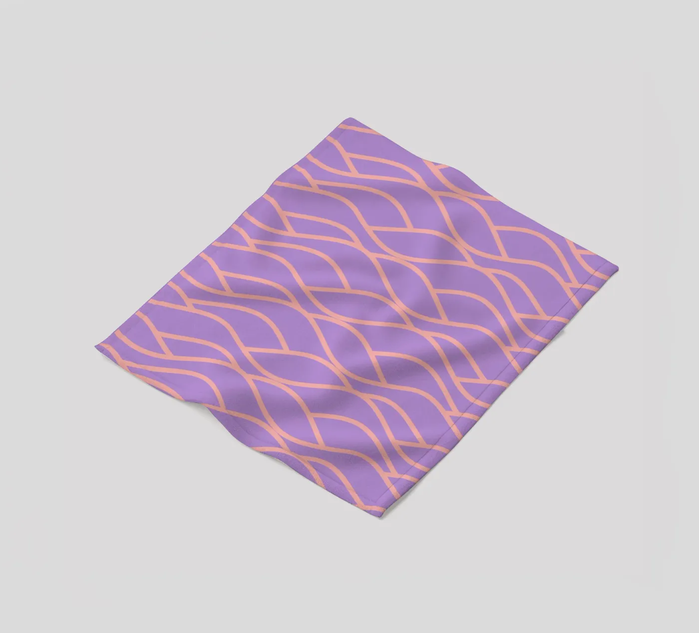 waves plaid polaire de Sabrina Ziegenhorn