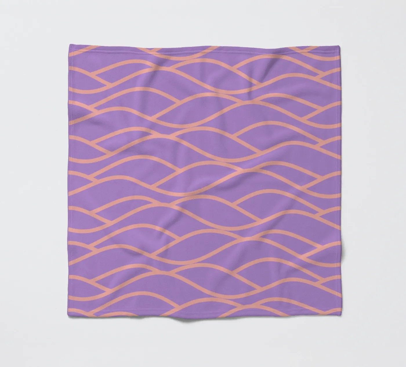 waves plaid polaire de Sabrina Ziegenhorn