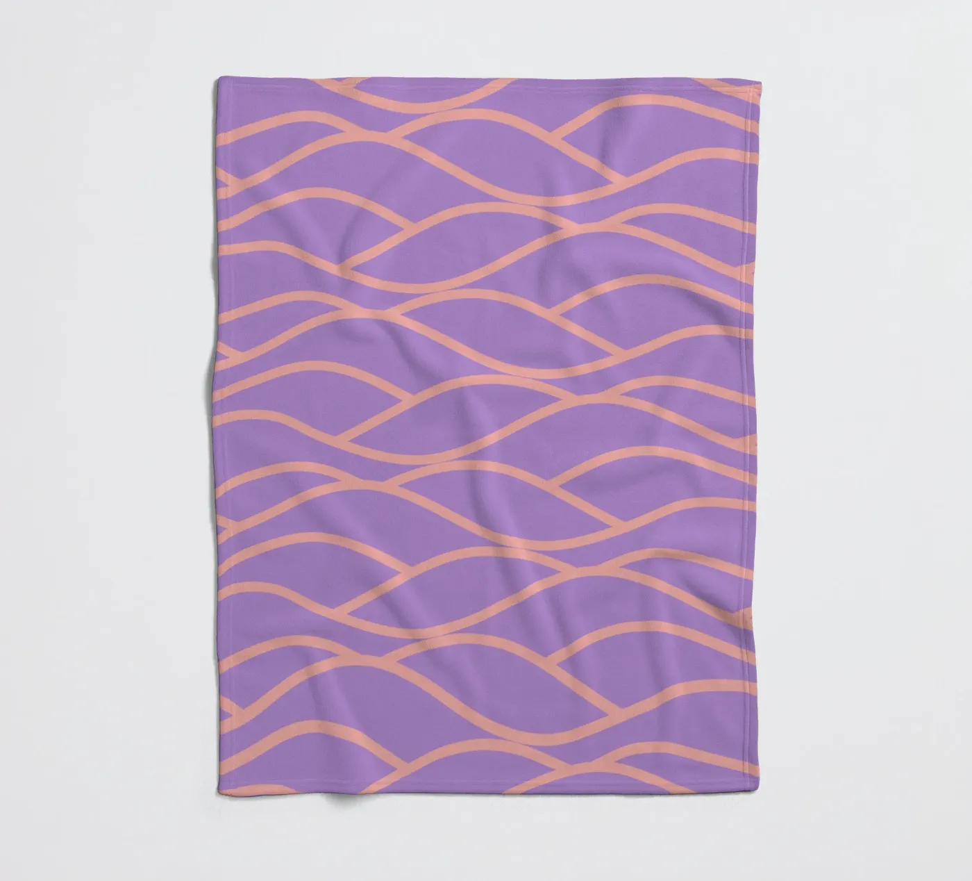 waves plaid polaire de Sabrina Ziegenhorn