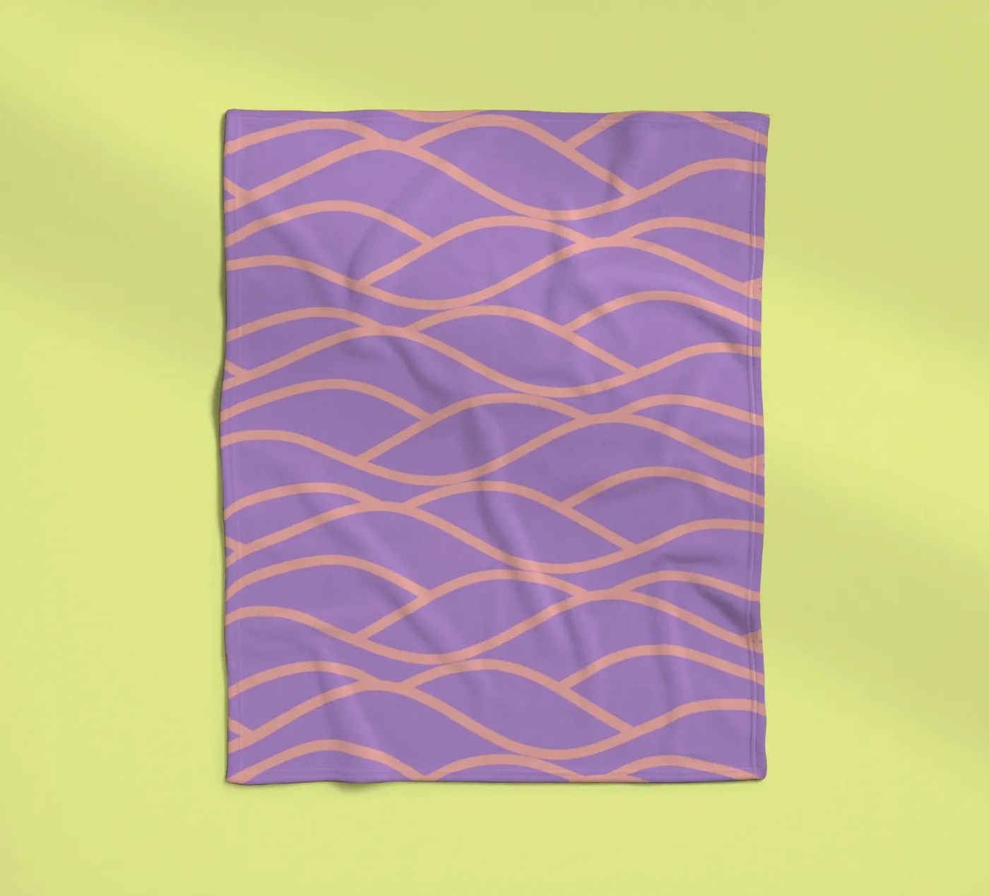 waves plaid polaire de Sabrina Ziegenhorn