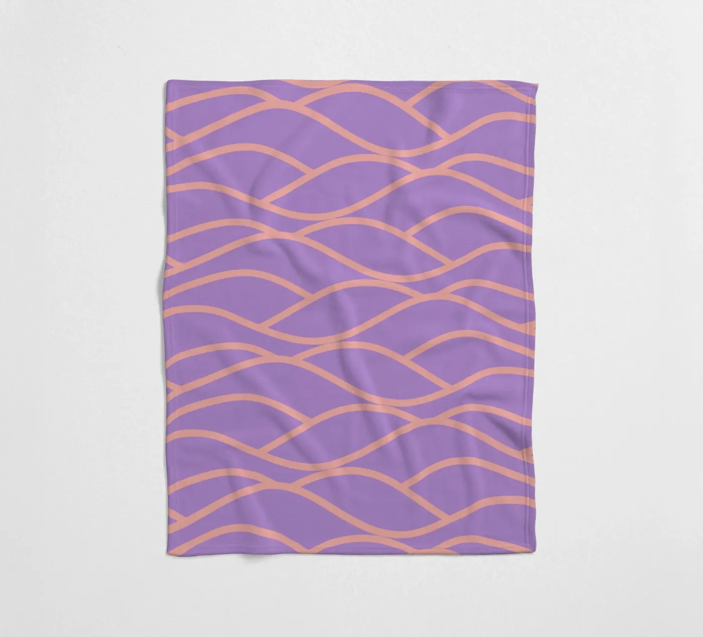 waves plaid polaire de Sabrina Ziegenhorn