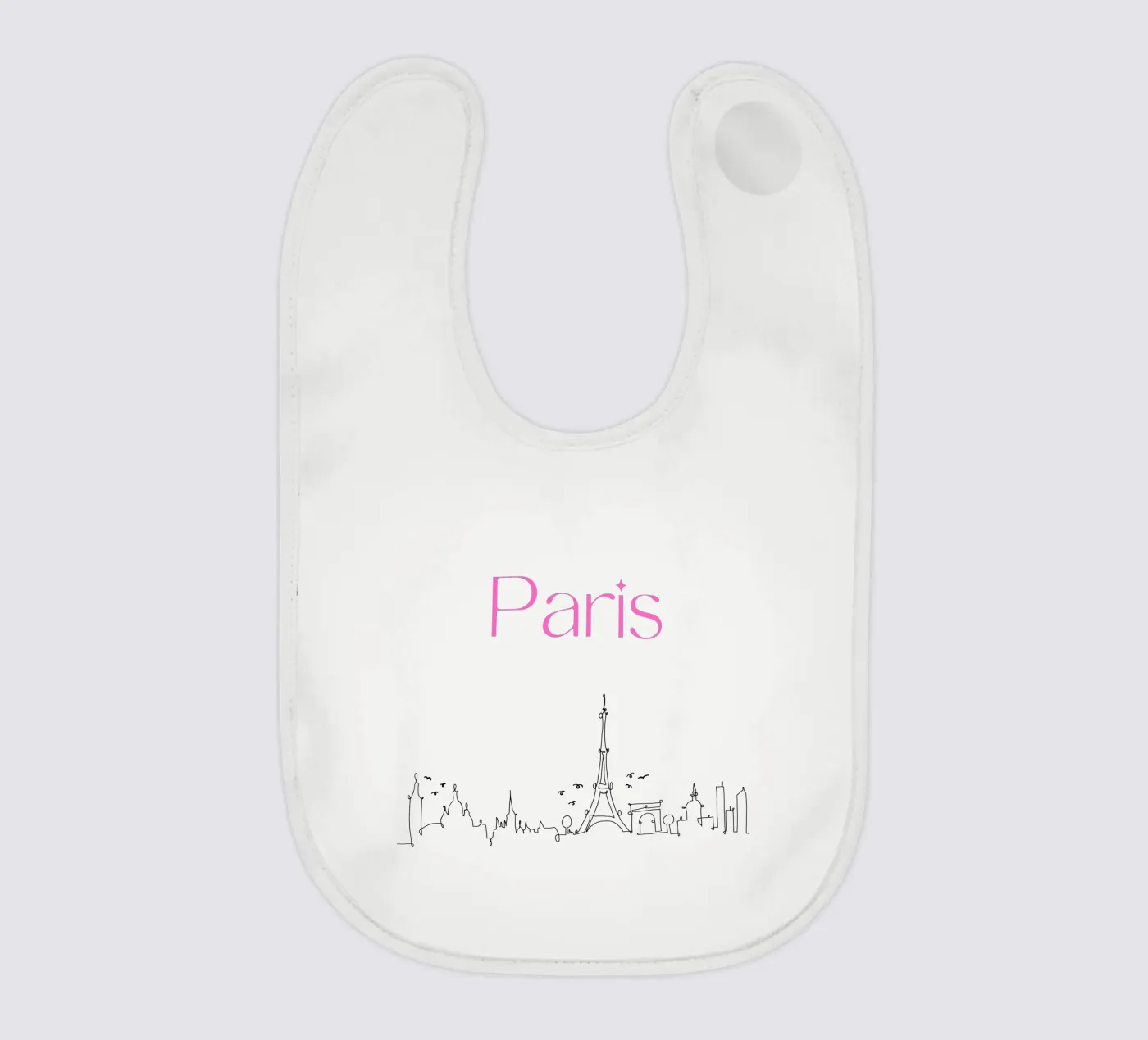 Paris Babylätzchen von Sabrina Ziegenhorn