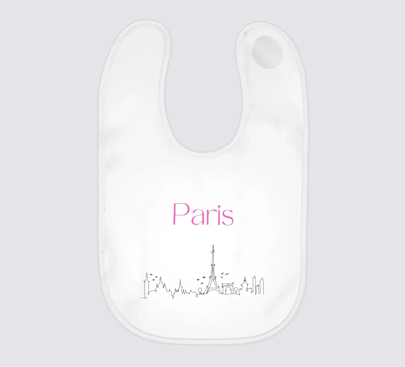 Paris Babylätzchen von Sabrina Ziegenhorn