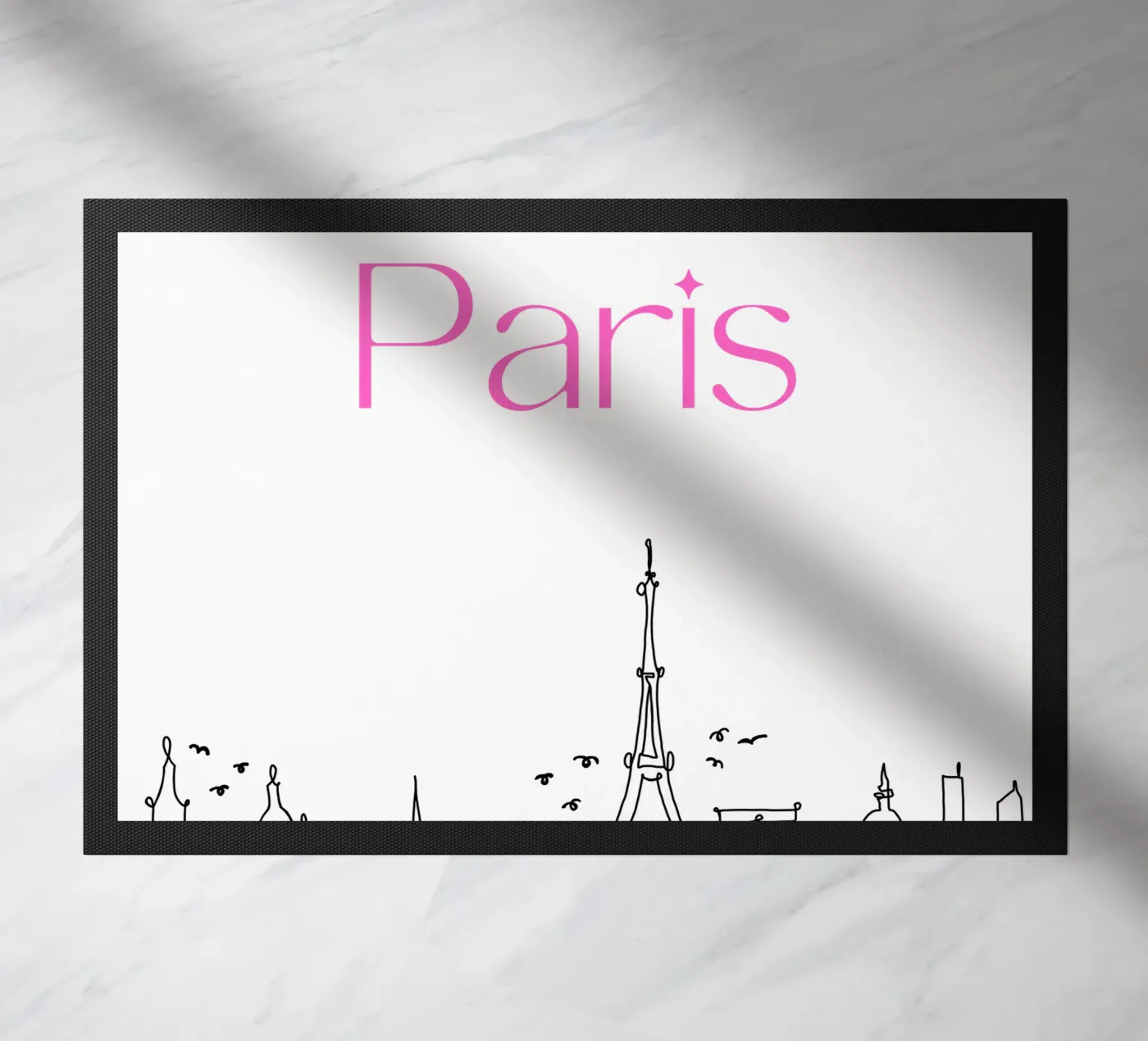 Paris Fußmatte von Sabrina Ziegenhorn