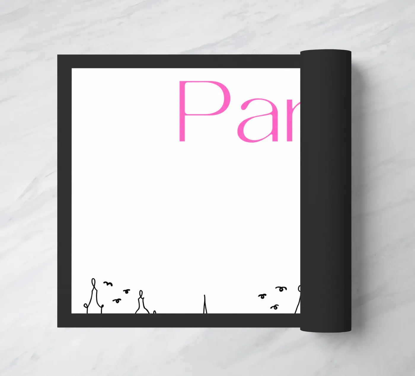 Paris Fußmatte von Sabrina Ziegenhorn