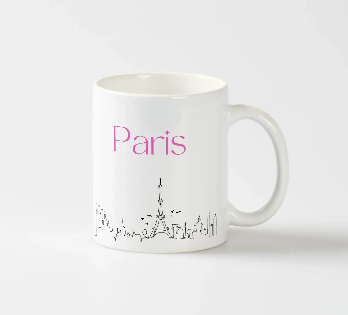 Paris ceramic mug by Sabrina Ziegenhorn