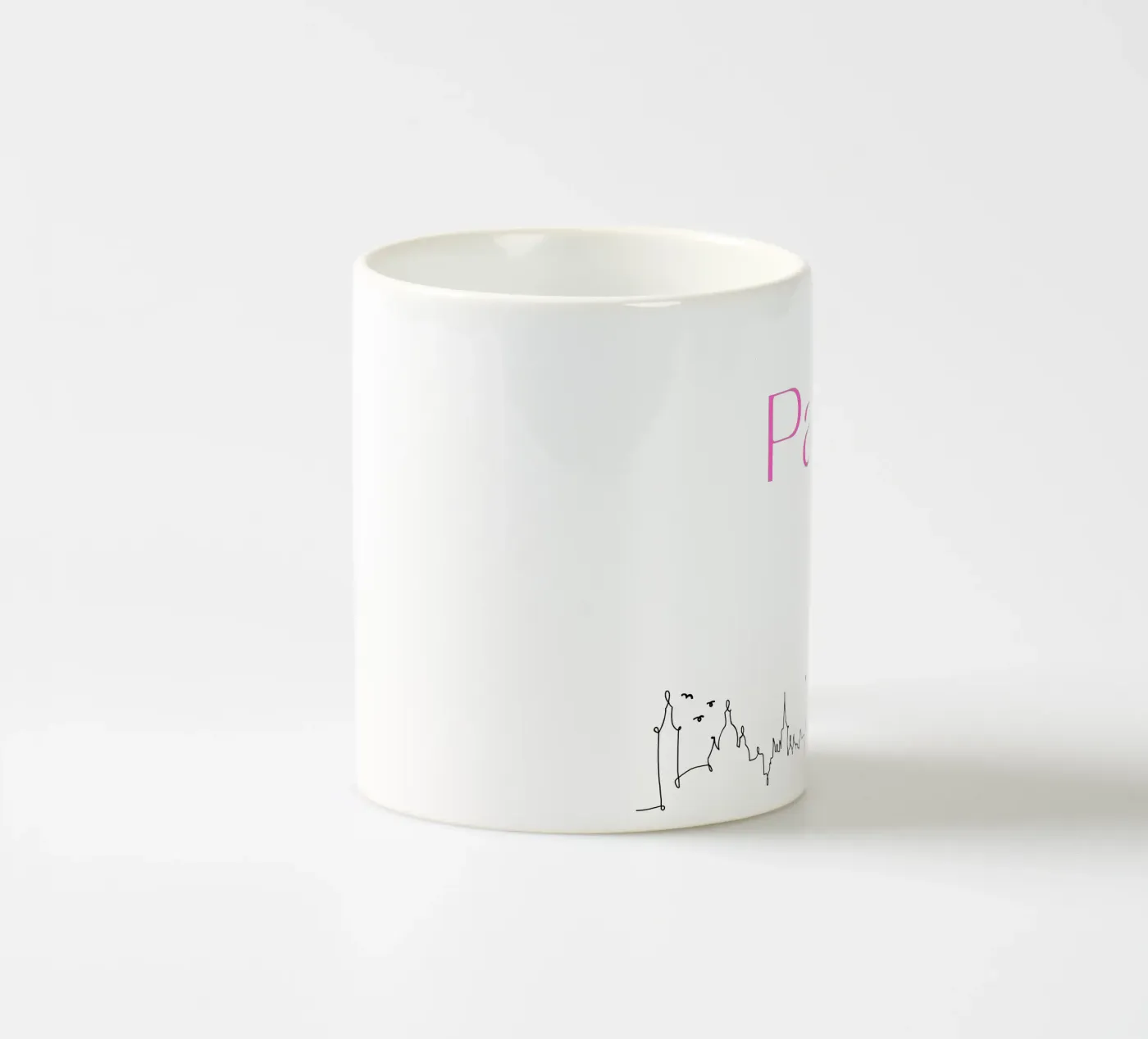 Paris ceramic mug by Sabrina Ziegenhorn