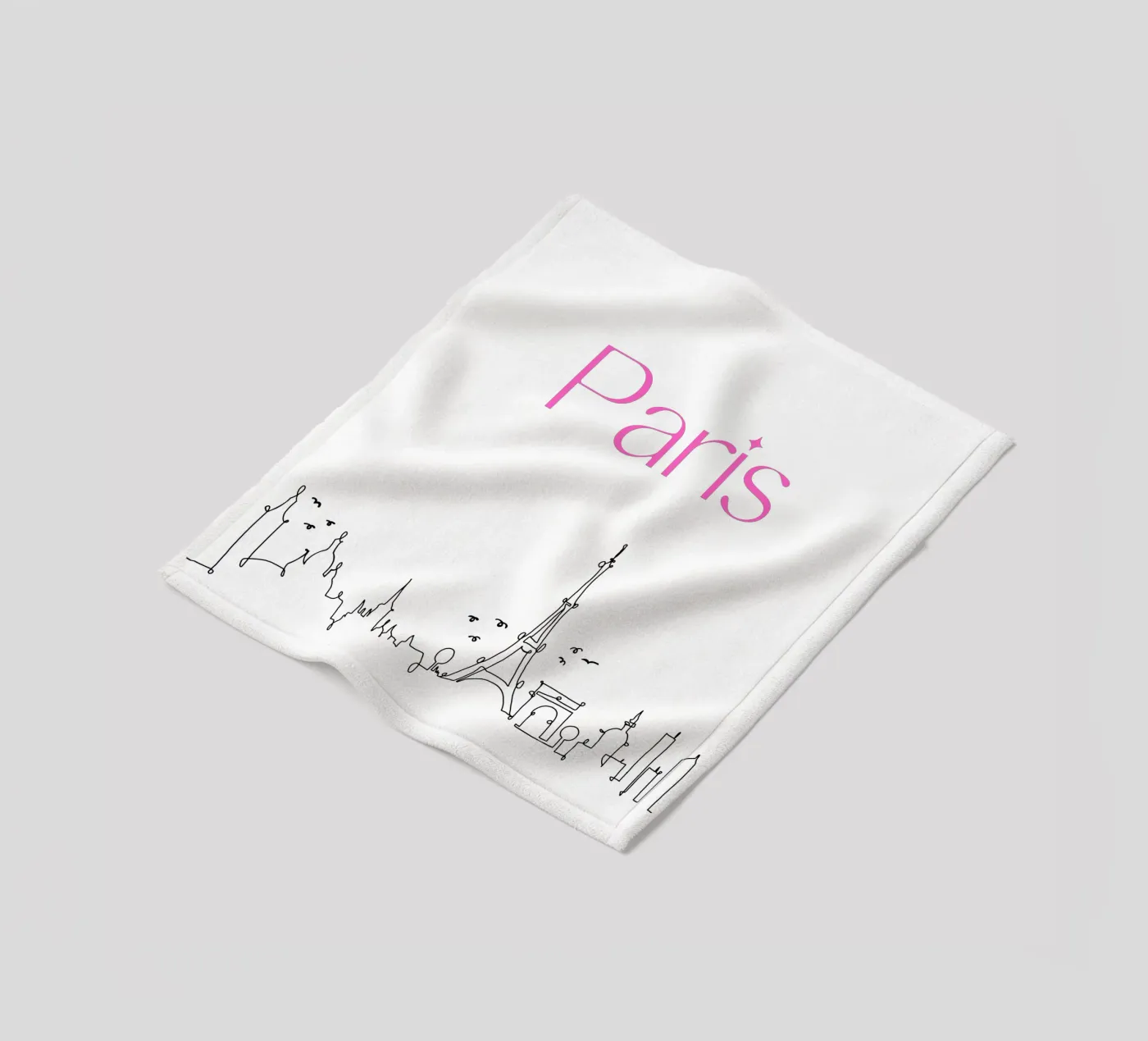 Paris Fleecedecke von Sabrina Ziegenhorn