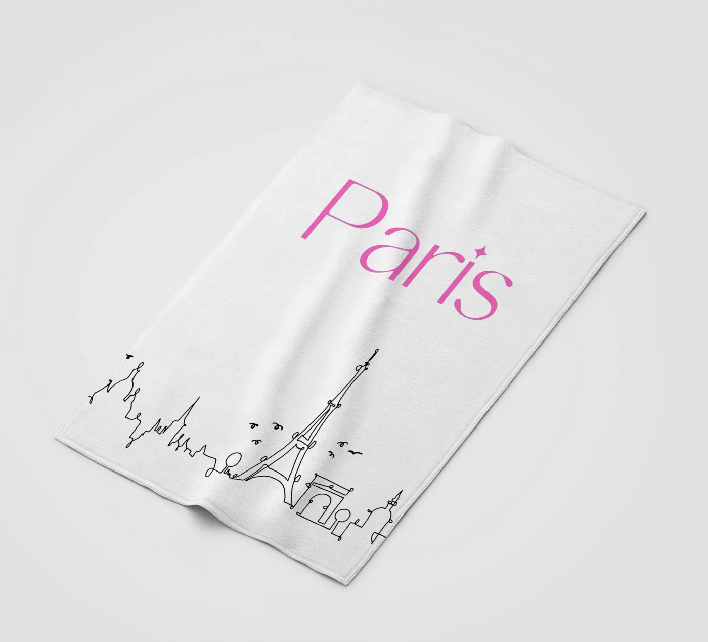 Paris Fleecedecke von Sabrina Ziegenhorn