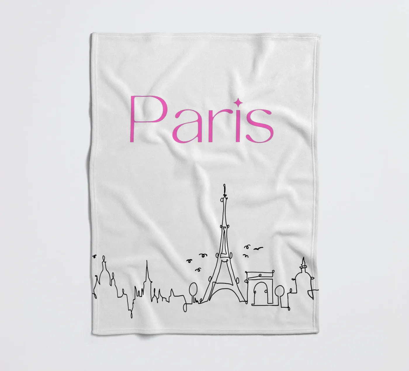 Paris Fleecedecke von Sabrina Ziegenhorn