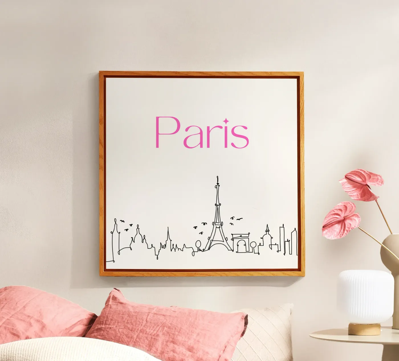 Paris acryl van Sabrina Ziegenhorn
