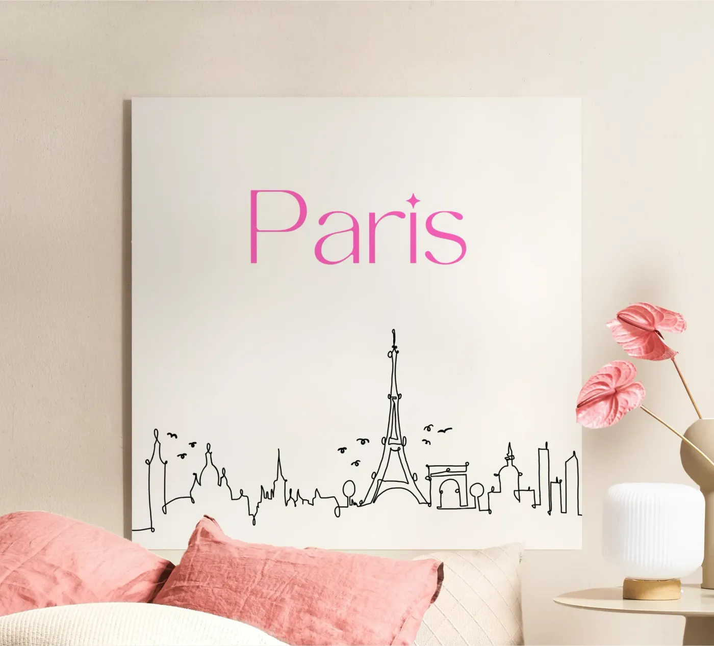 Paris acryl van Sabrina Ziegenhorn