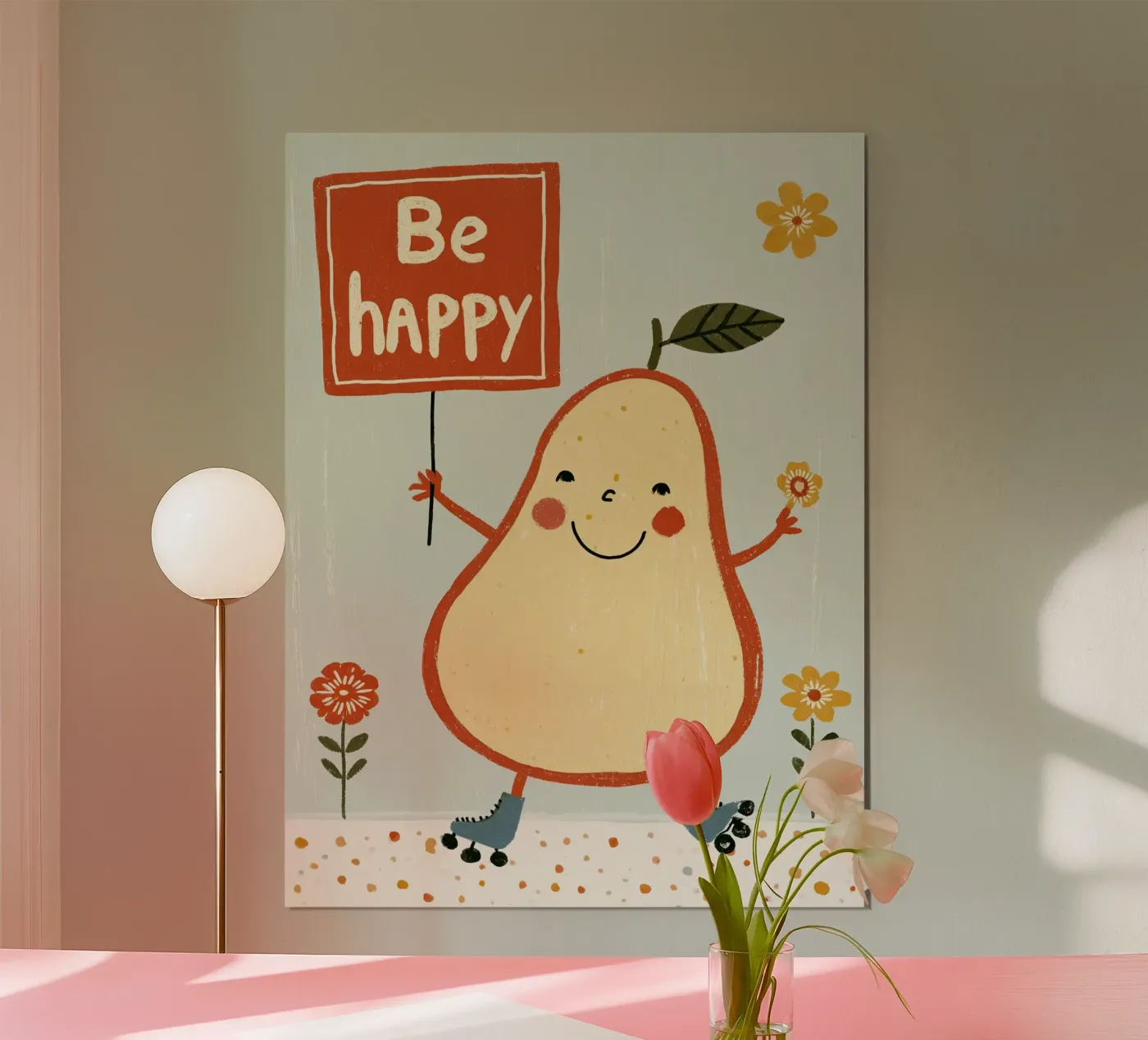 Be Happy Pear poster da Aimee