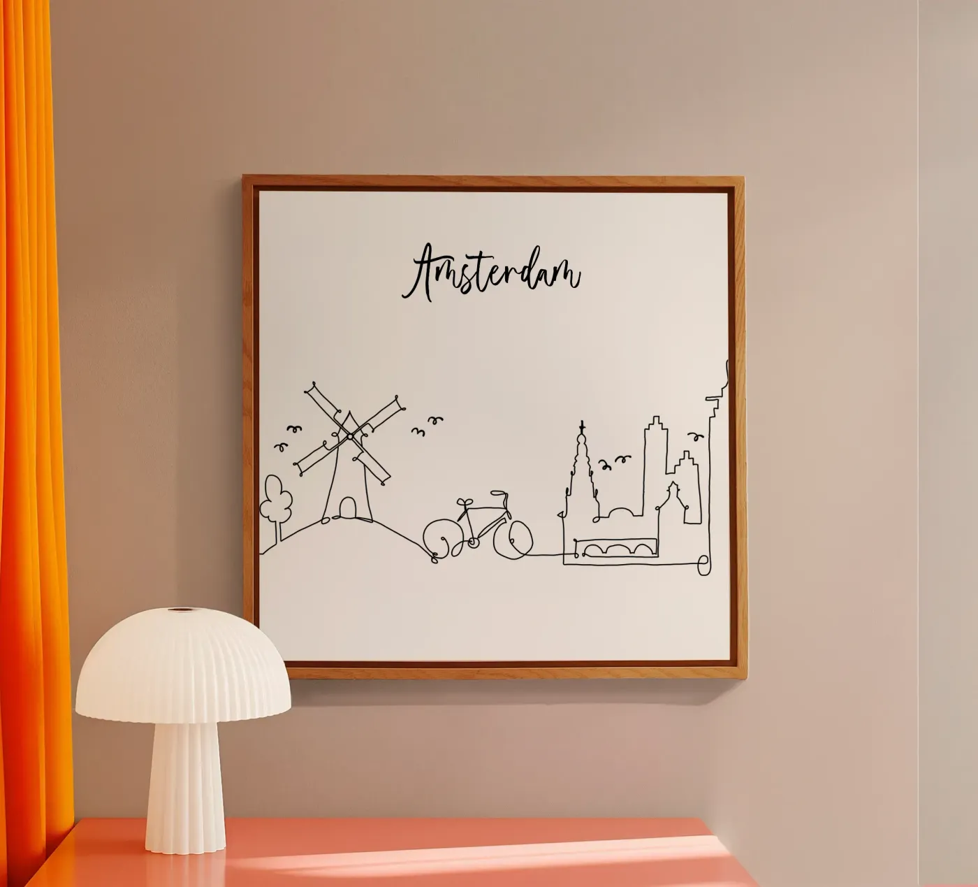 Amsterdam Acryl-Glas von Sabrina Ziegenhorn