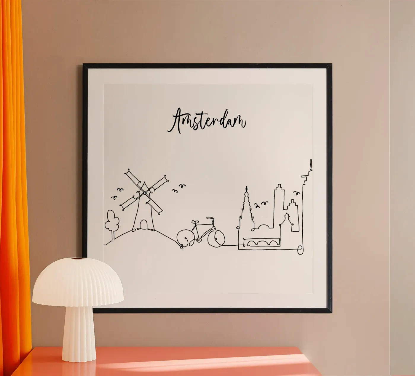 Amsterdam poster de Sabrina Ziegenhorn