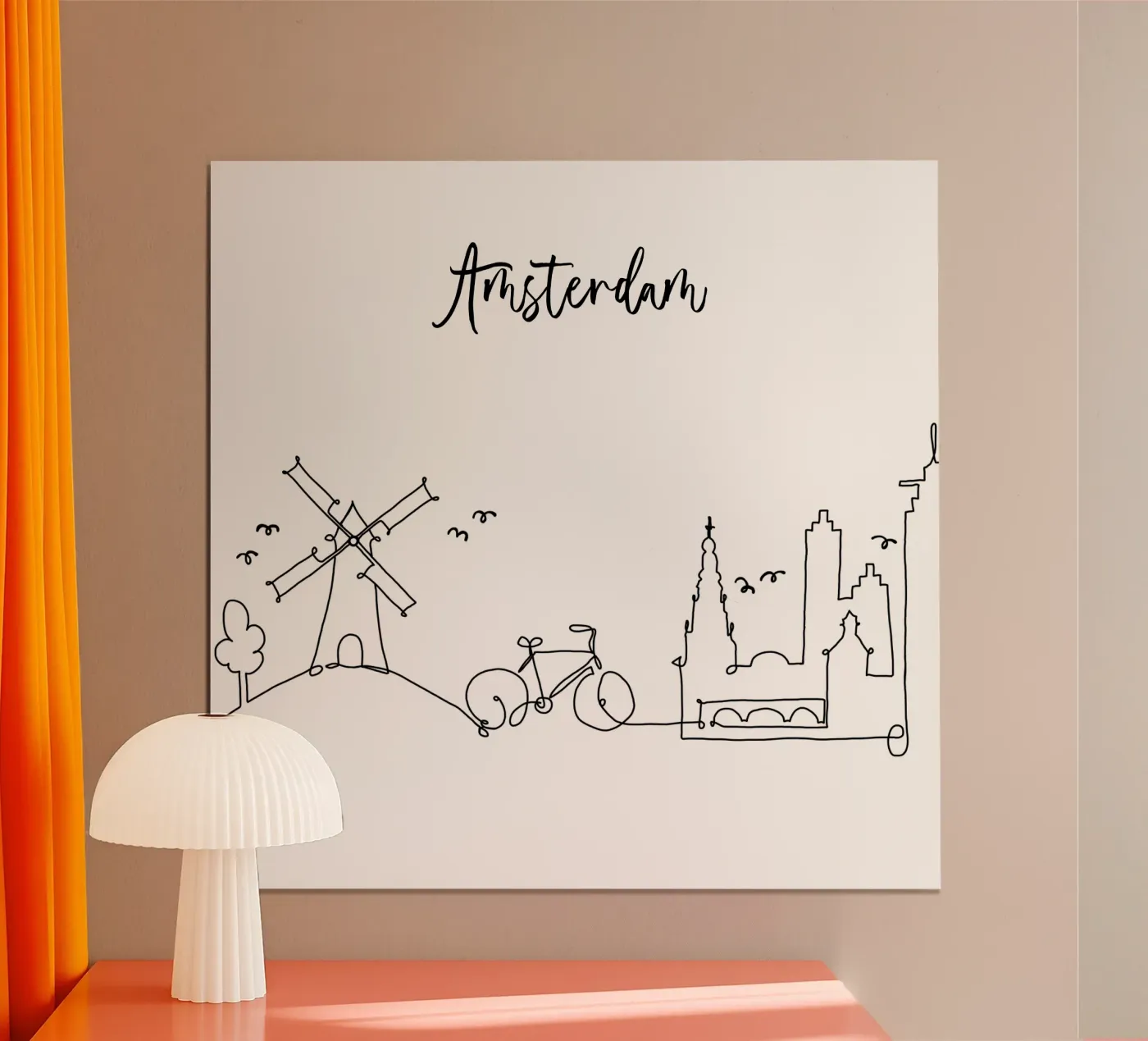 Amsterdam poster de Sabrina Ziegenhorn