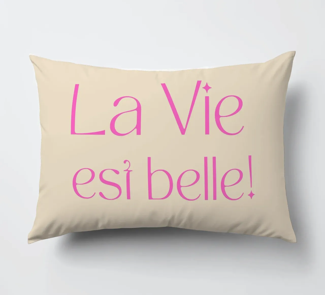 life is beautiful decorative cushion by Sabrina Ziegenhorn