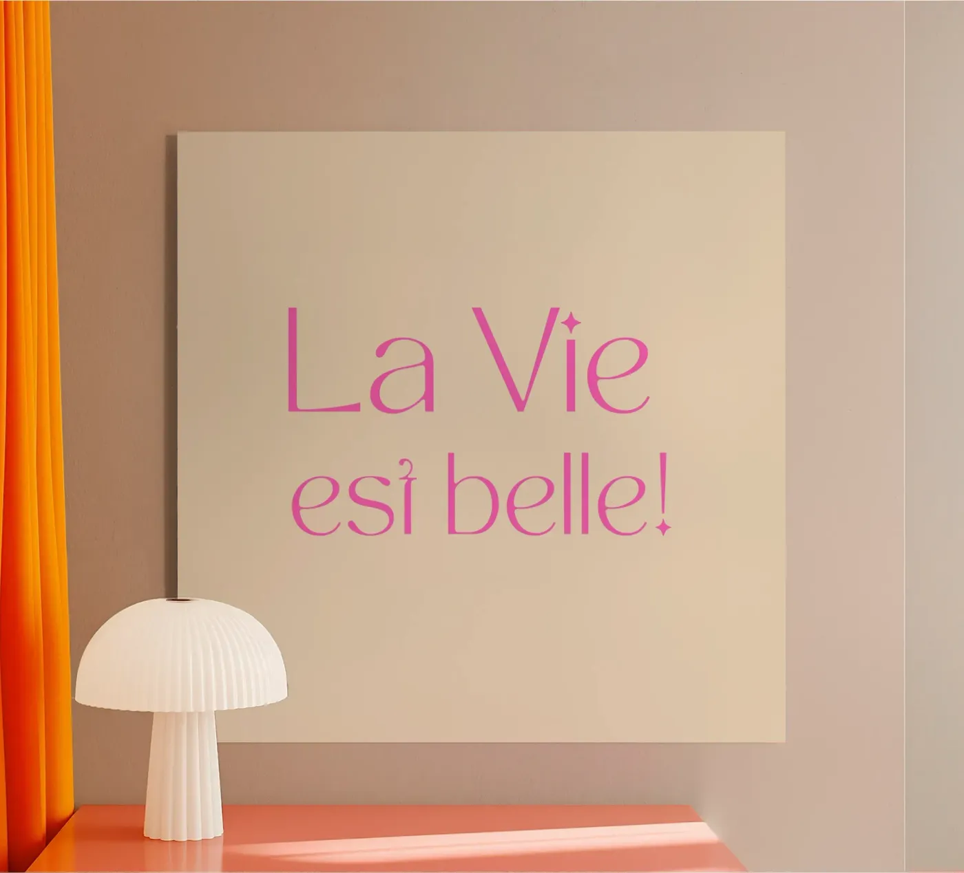 la vita è bella plexiglass da Sabrina Ziegenhorn