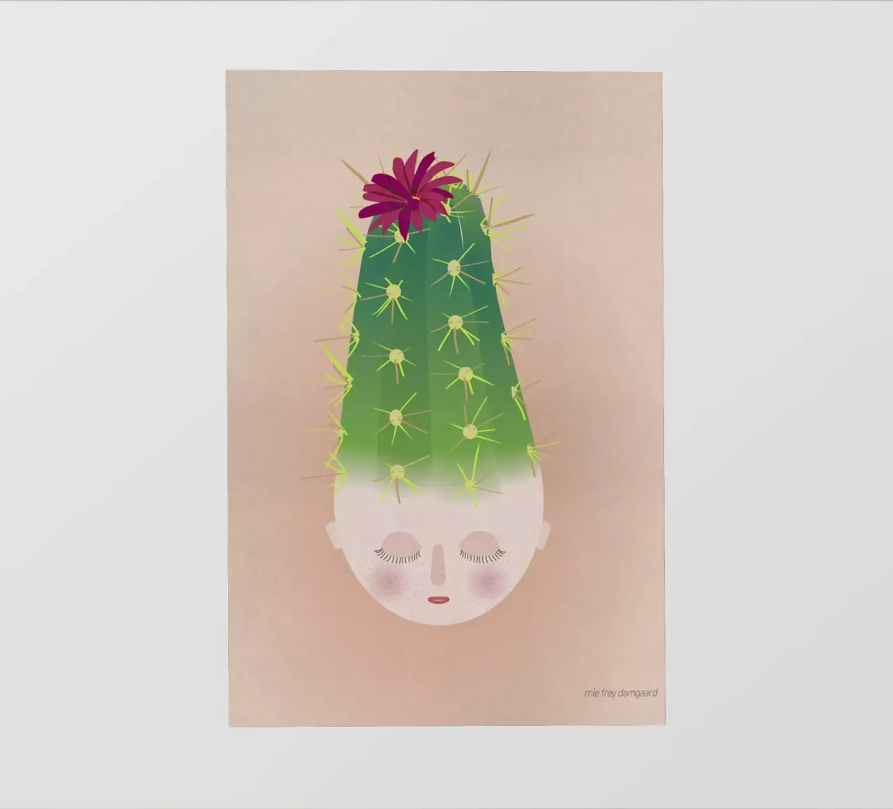 Musings Cactus pellicola backlit da Mie Frey Damgaard