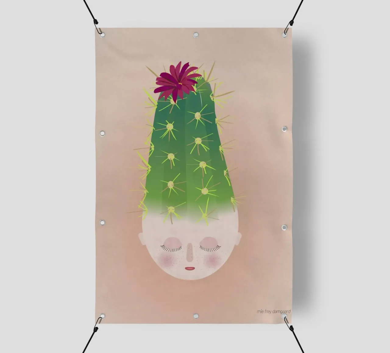 Musings Cactus telo in pvc da Mie Frey Damgaard