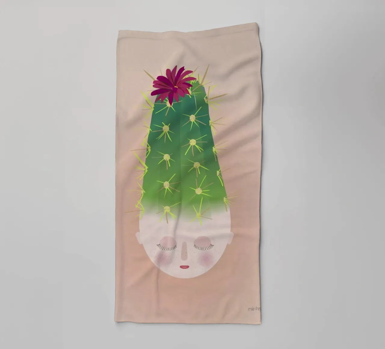 Musings Cactus asciugamano da bagno da Mie Frey Damgaard