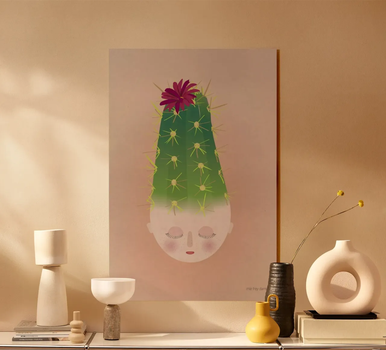 Musings Cactus plexiglass da Mie Frey Damgaard