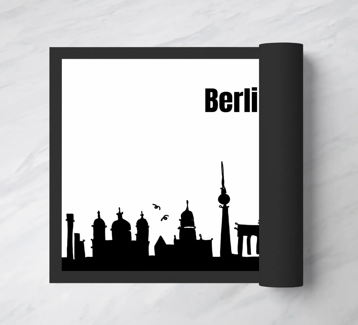 Berlin paillasson de Sabrina Ziegenhorn