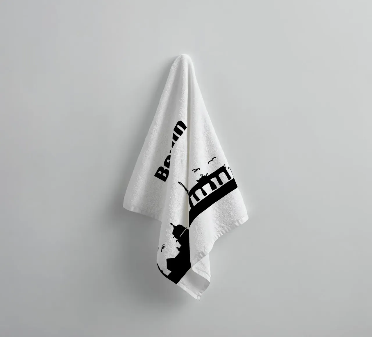 Berlin towel by Sabrina Ziegenhorn