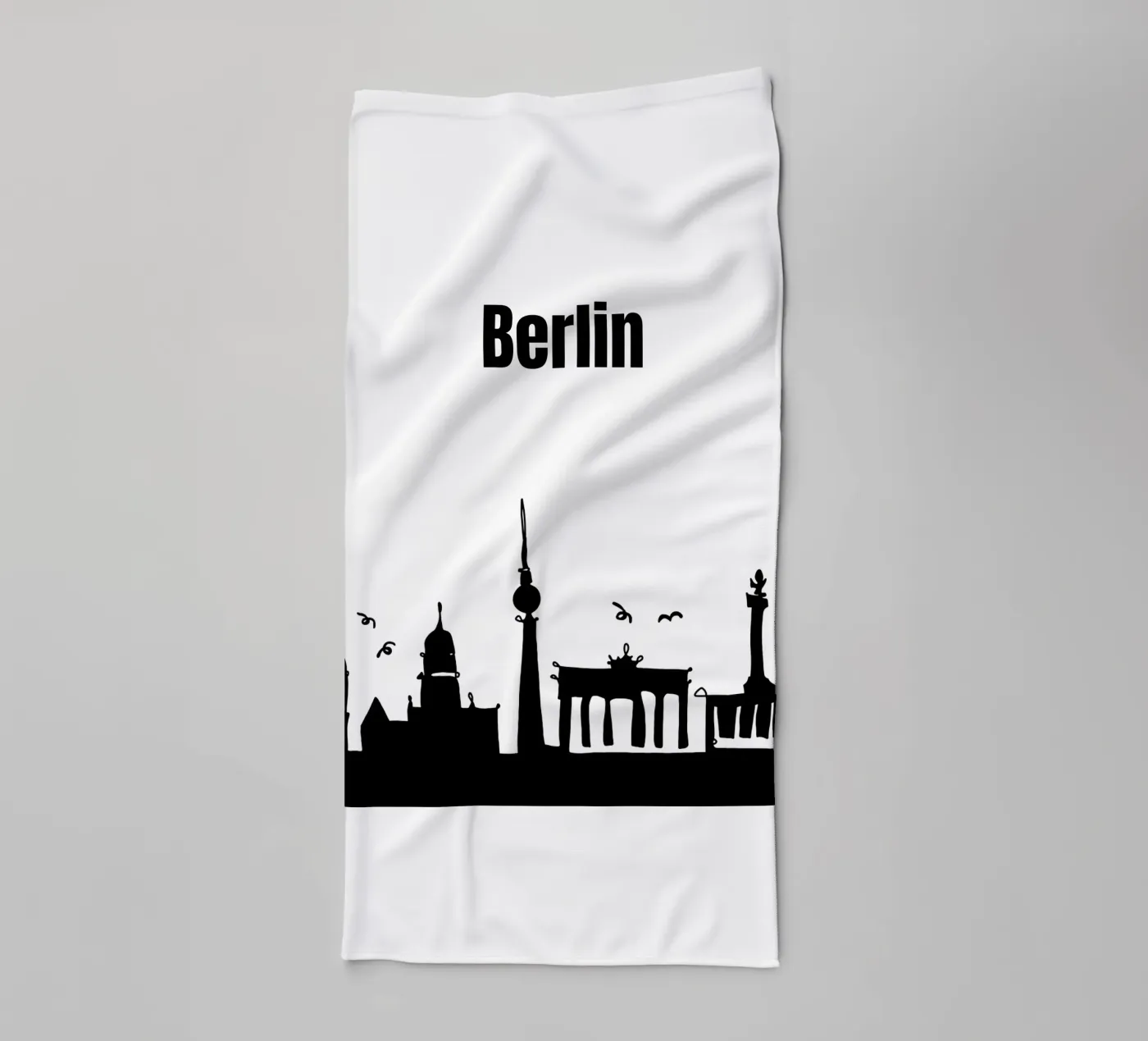 Berlin badhanddoek van Sabrina Ziegenhorn