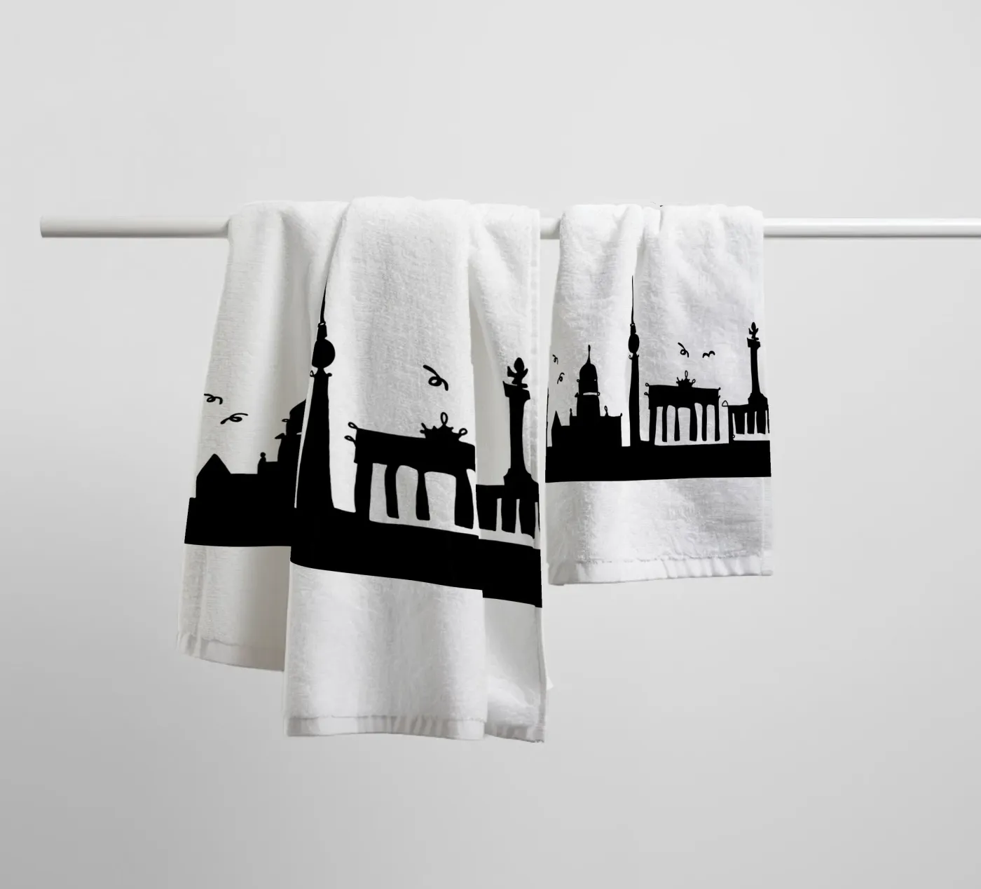 Berlin badhanddoek van Sabrina Ziegenhorn