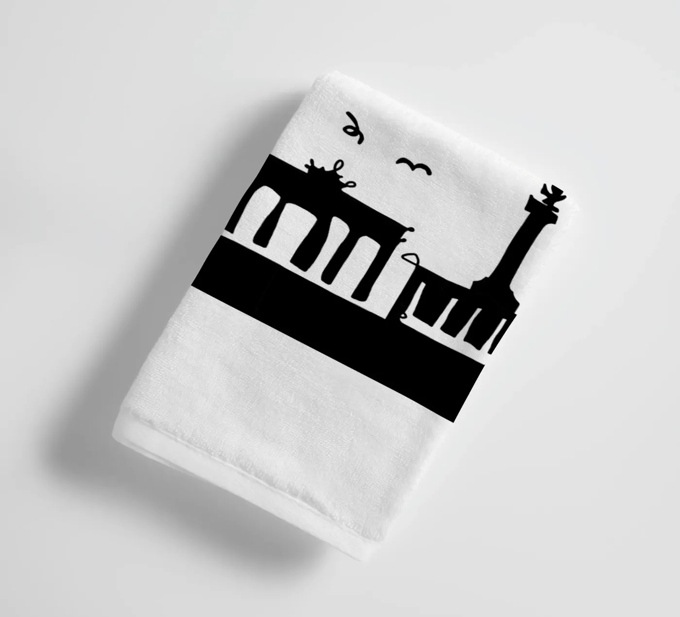 Berlin badhanddoek van Sabrina Ziegenhorn