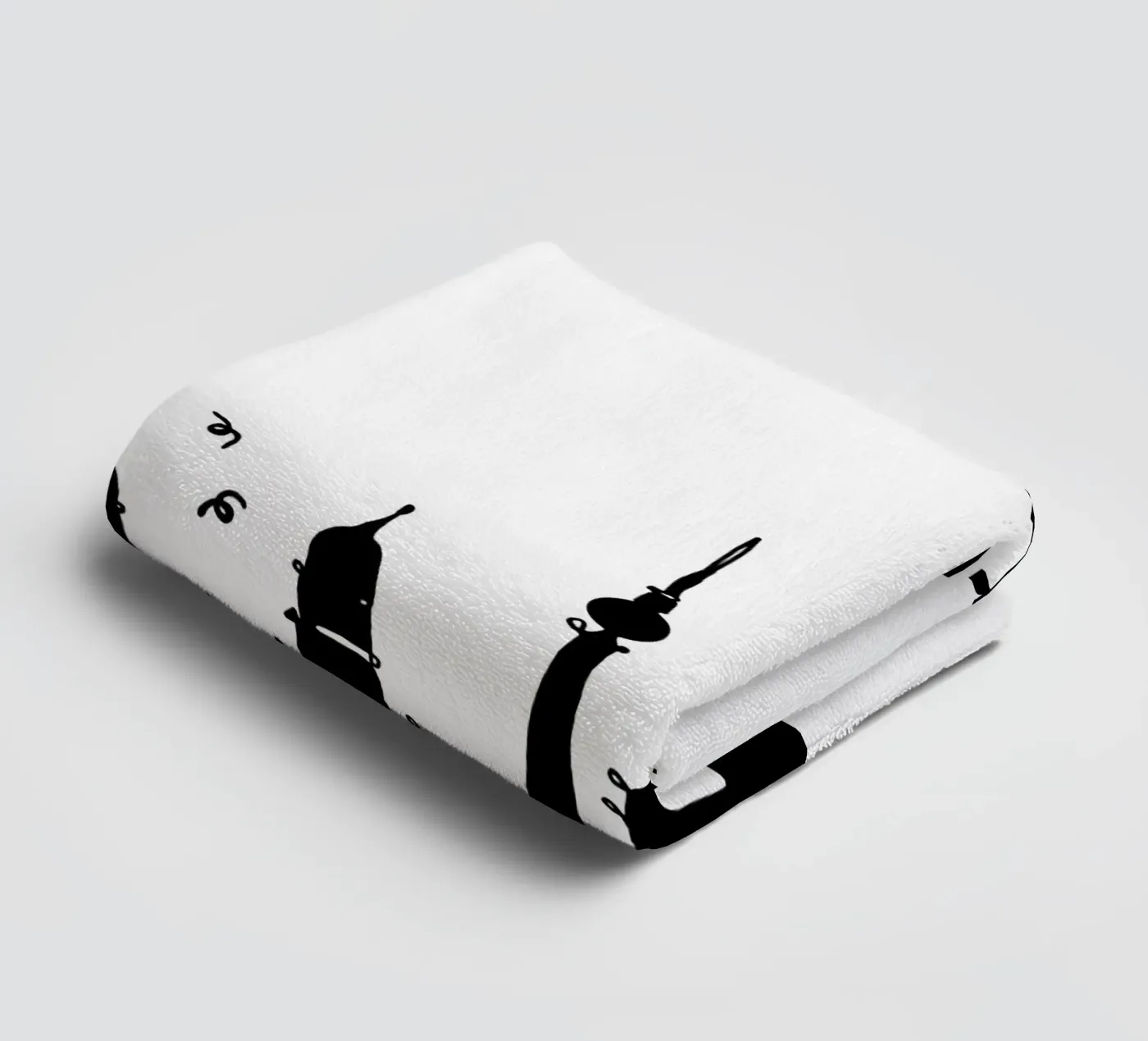 Berlin badhanddoek van Sabrina Ziegenhorn