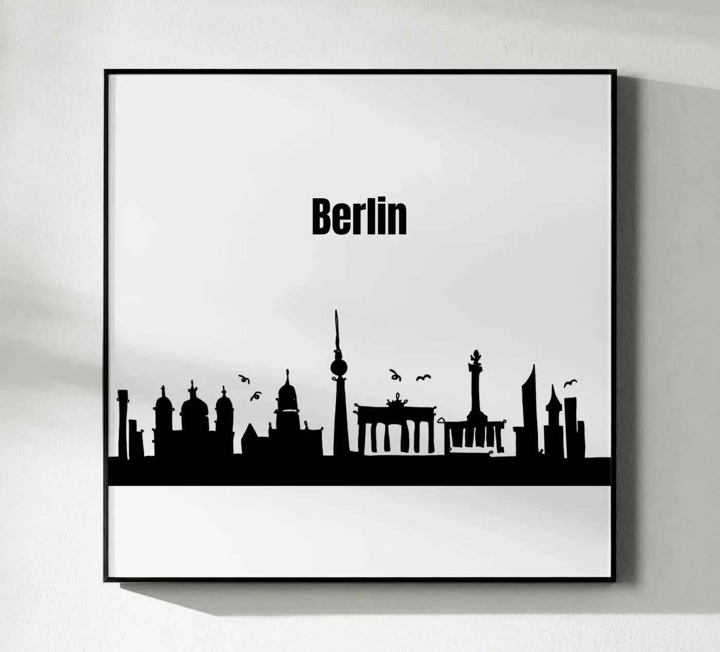 Berlin acryl van Sabrina Ziegenhorn