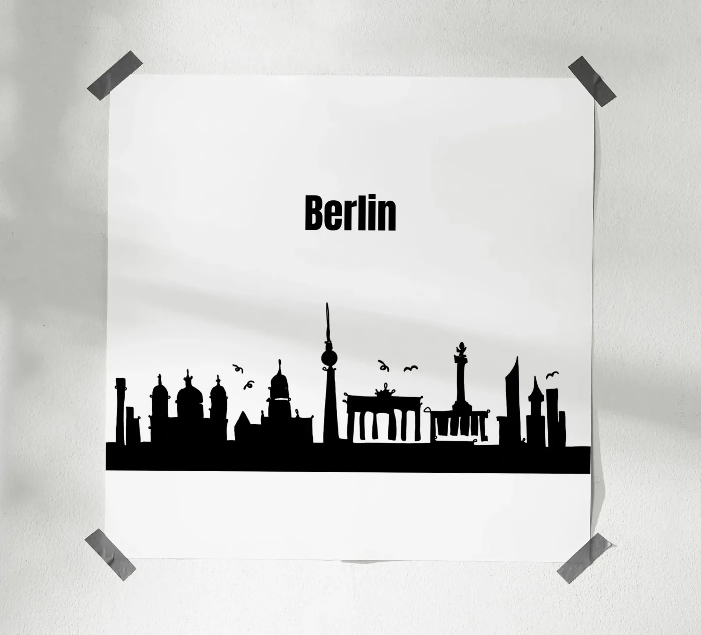 Berlin poster by Sabrina Ziegenhorn