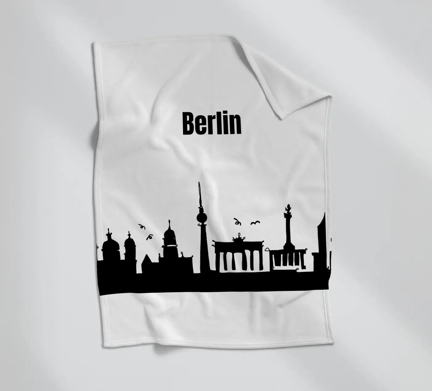 Berlin Fleecedecke von Sabrina Ziegenhorn