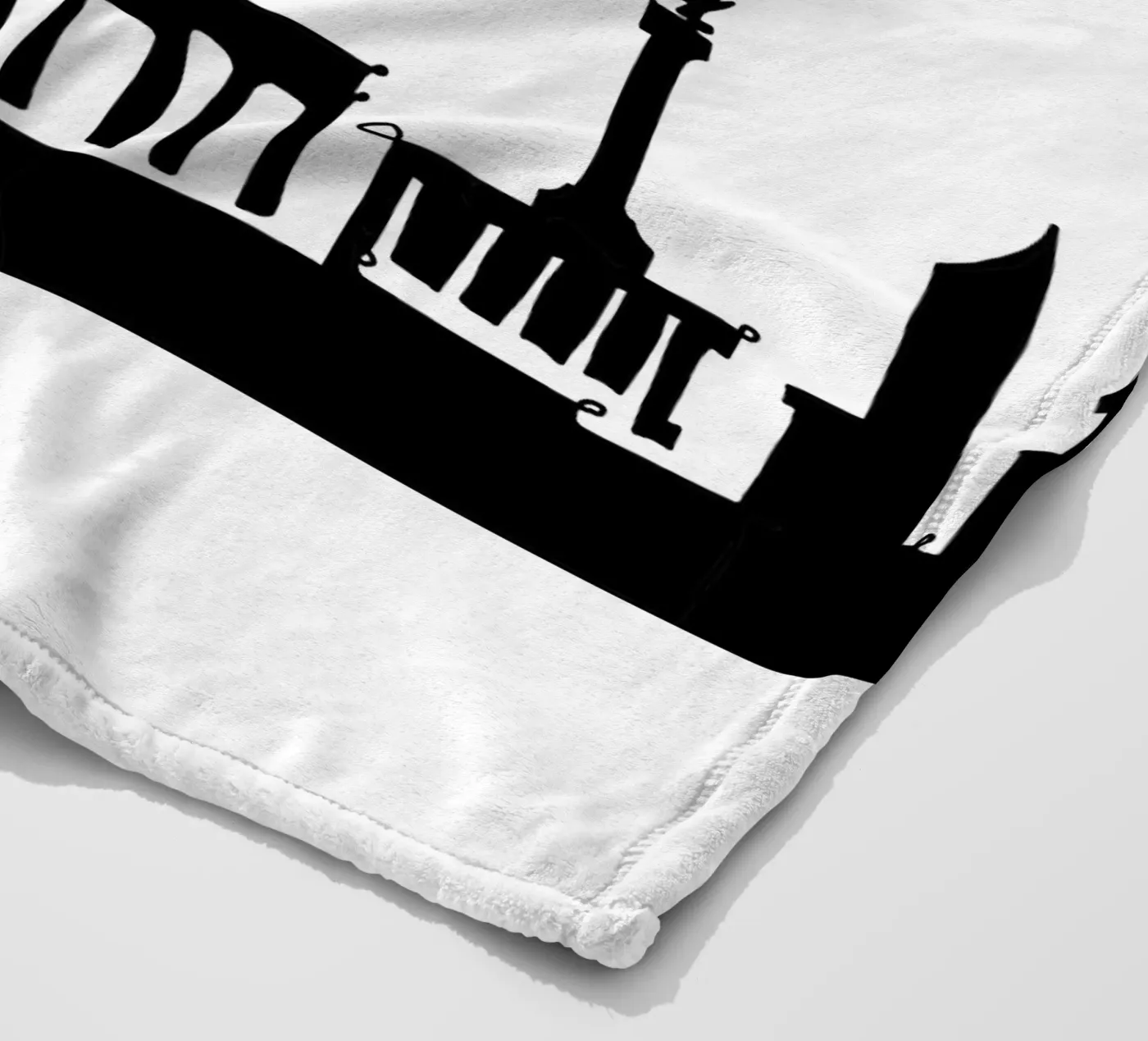 Berlin Fleecedecke von Sabrina Ziegenhorn