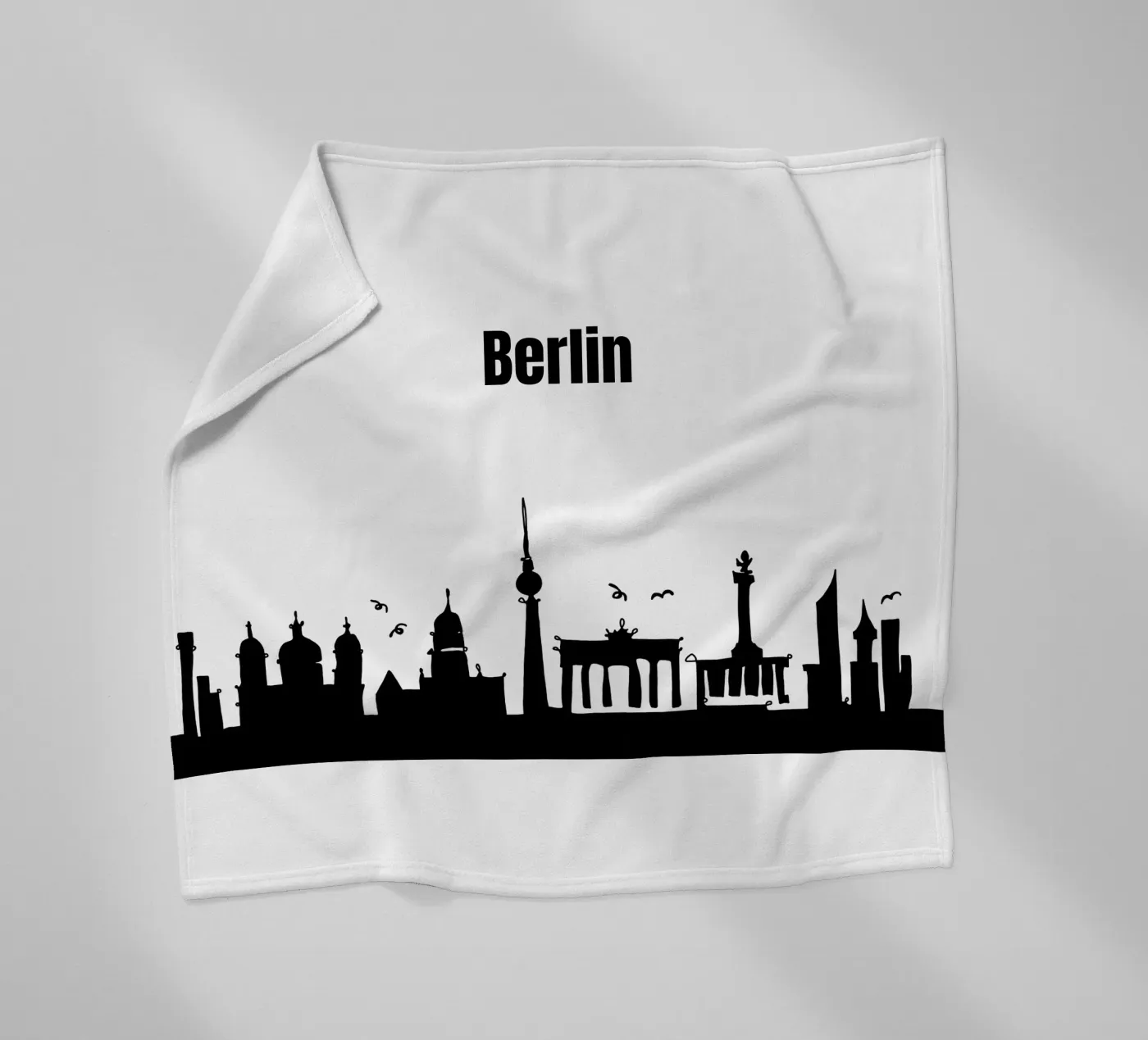 Berlin Fleecedecke von Sabrina Ziegenhorn