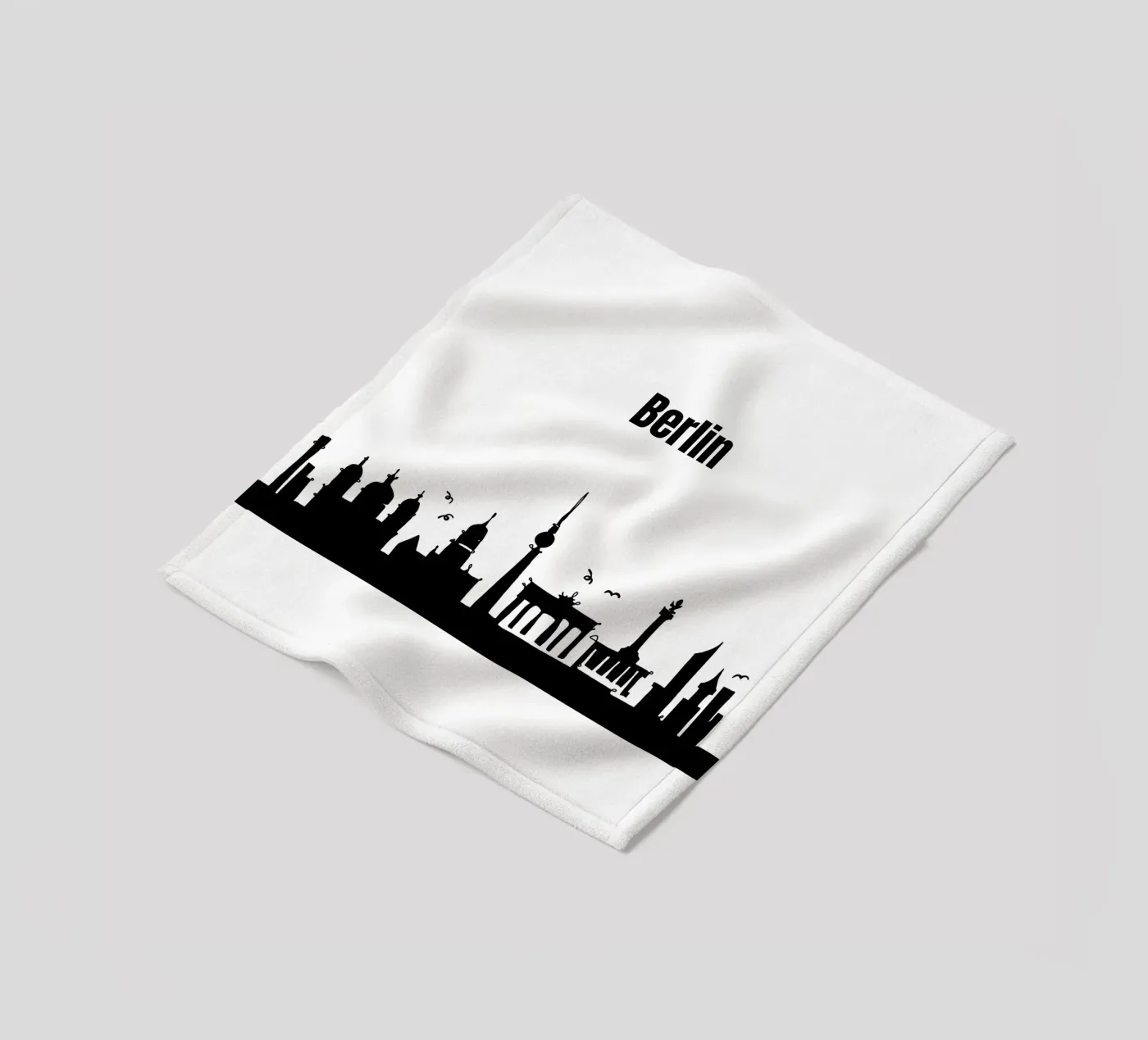 Berlin Fleecedecke von Sabrina Ziegenhorn