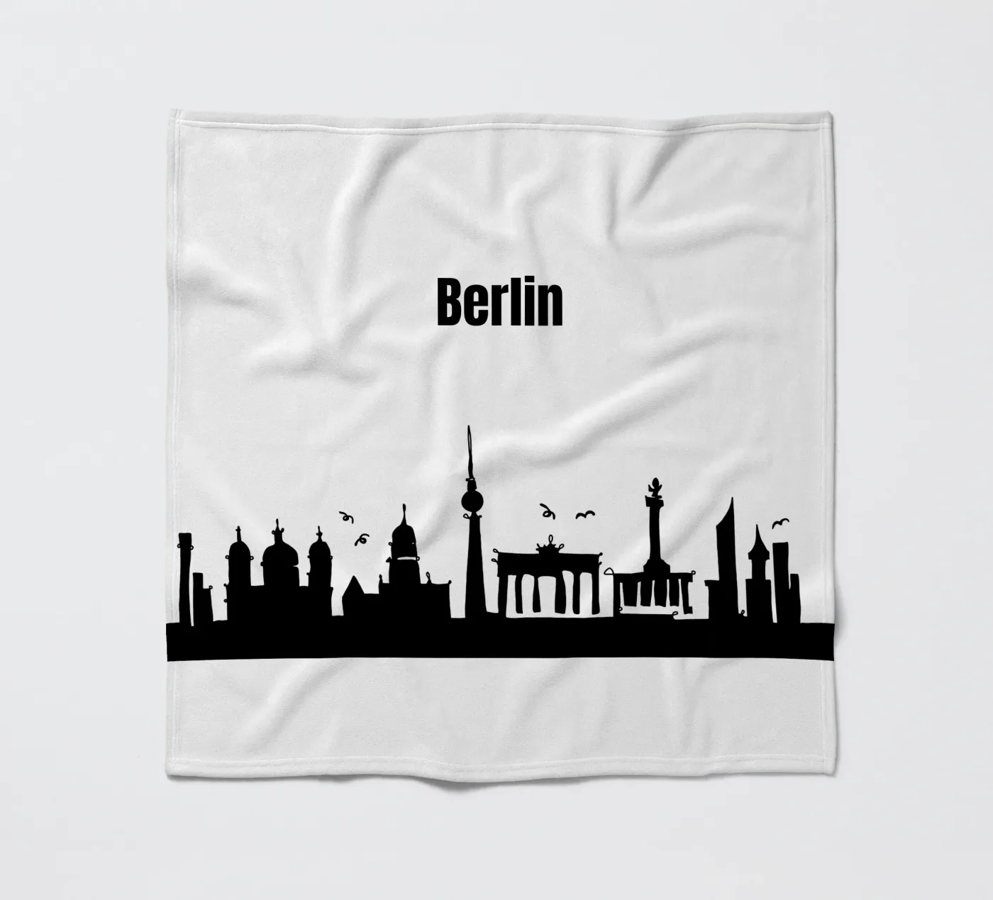 Berlin Fleecedecke von Sabrina Ziegenhorn