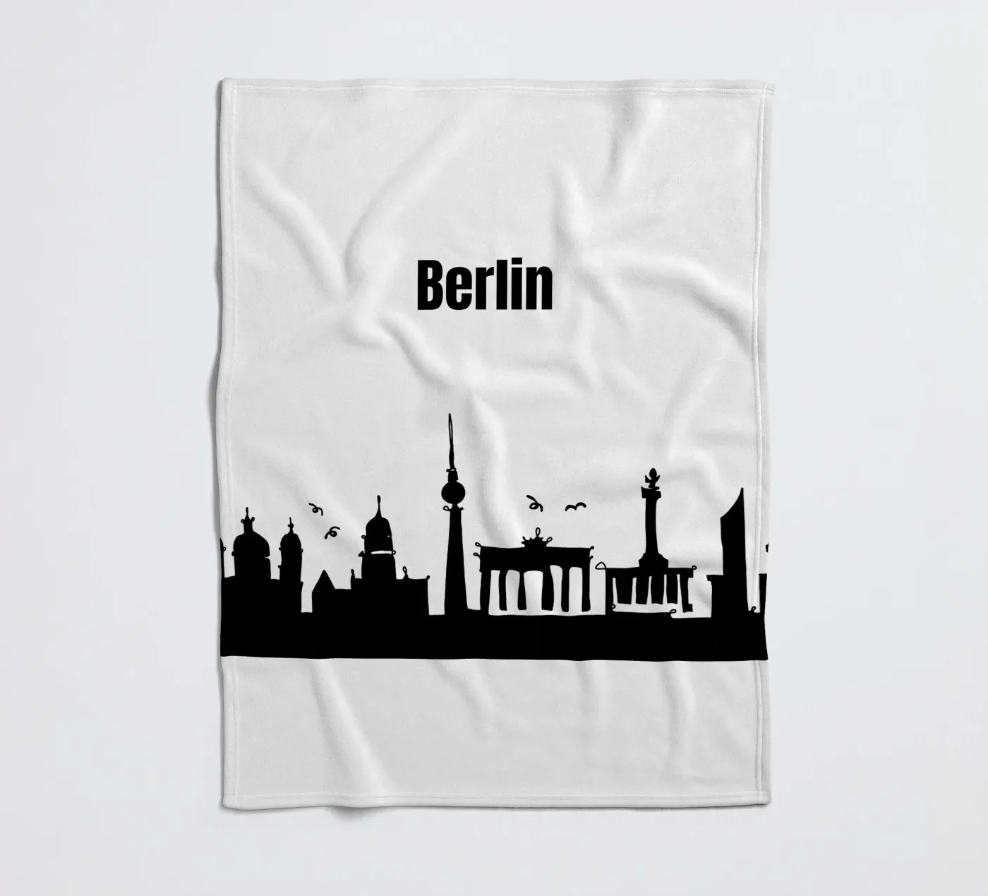 Berlin Fleecedecke von Sabrina Ziegenhorn