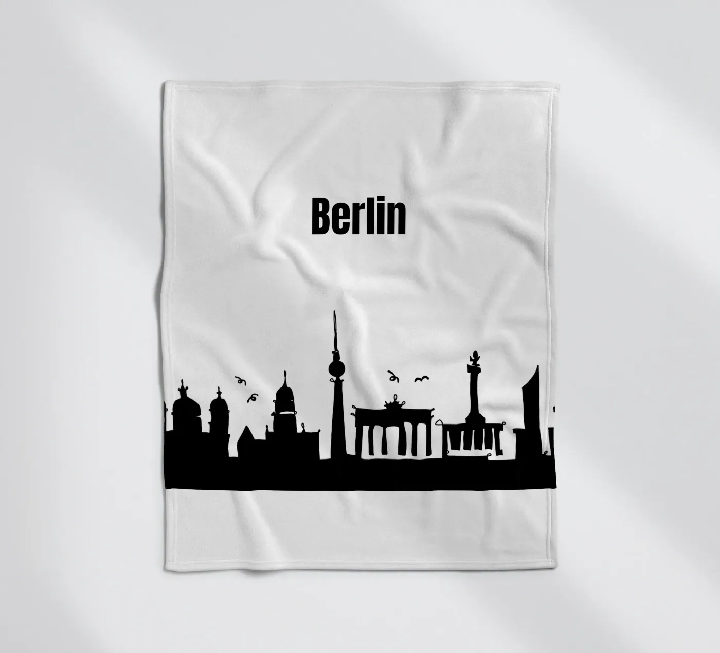 Berlin Fleecedecke von Sabrina Ziegenhorn