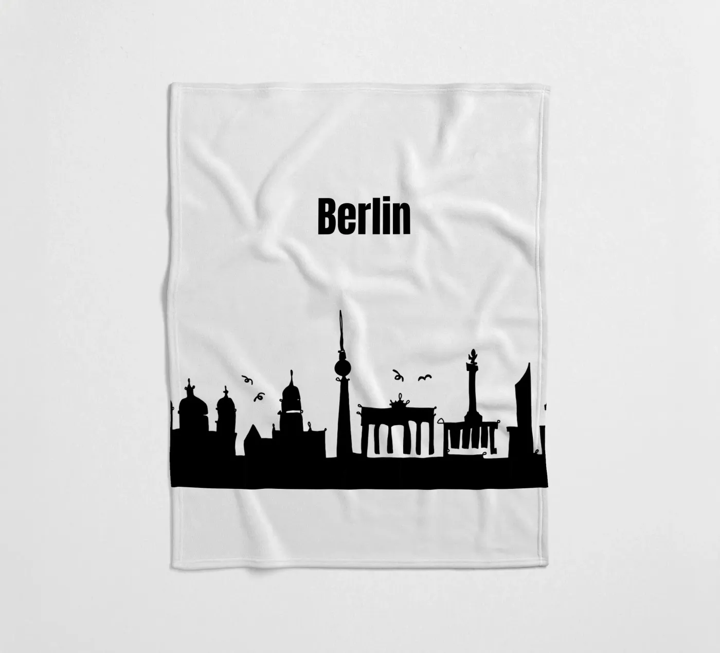 Berlin Fleecedecke von Sabrina Ziegenhorn
