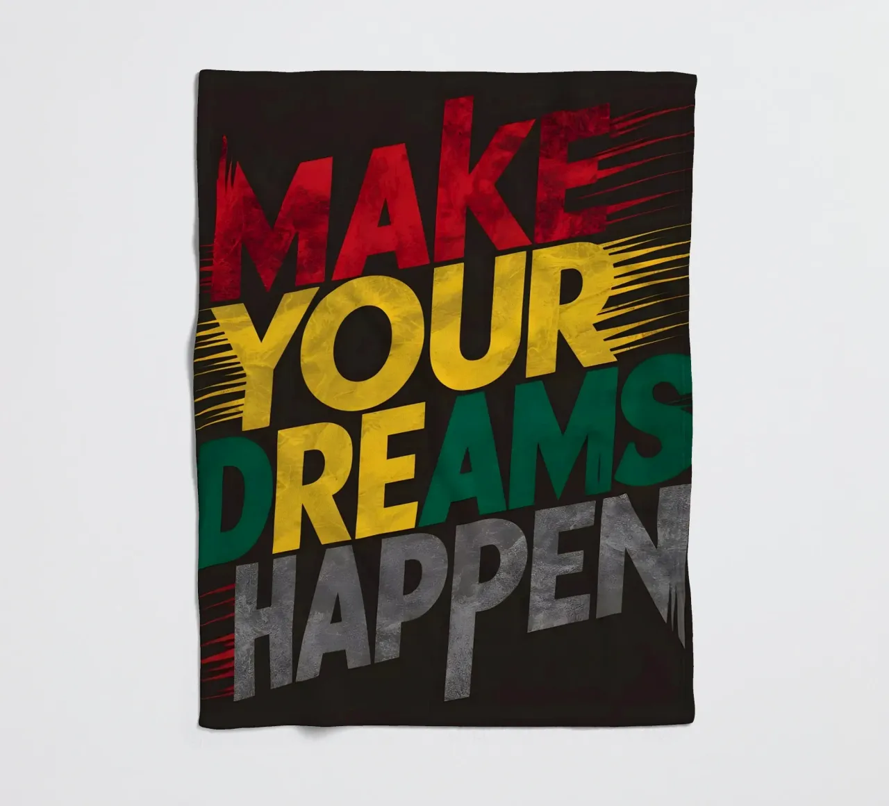 Realizzare i propri sogni coperta in pile da inspirational quote