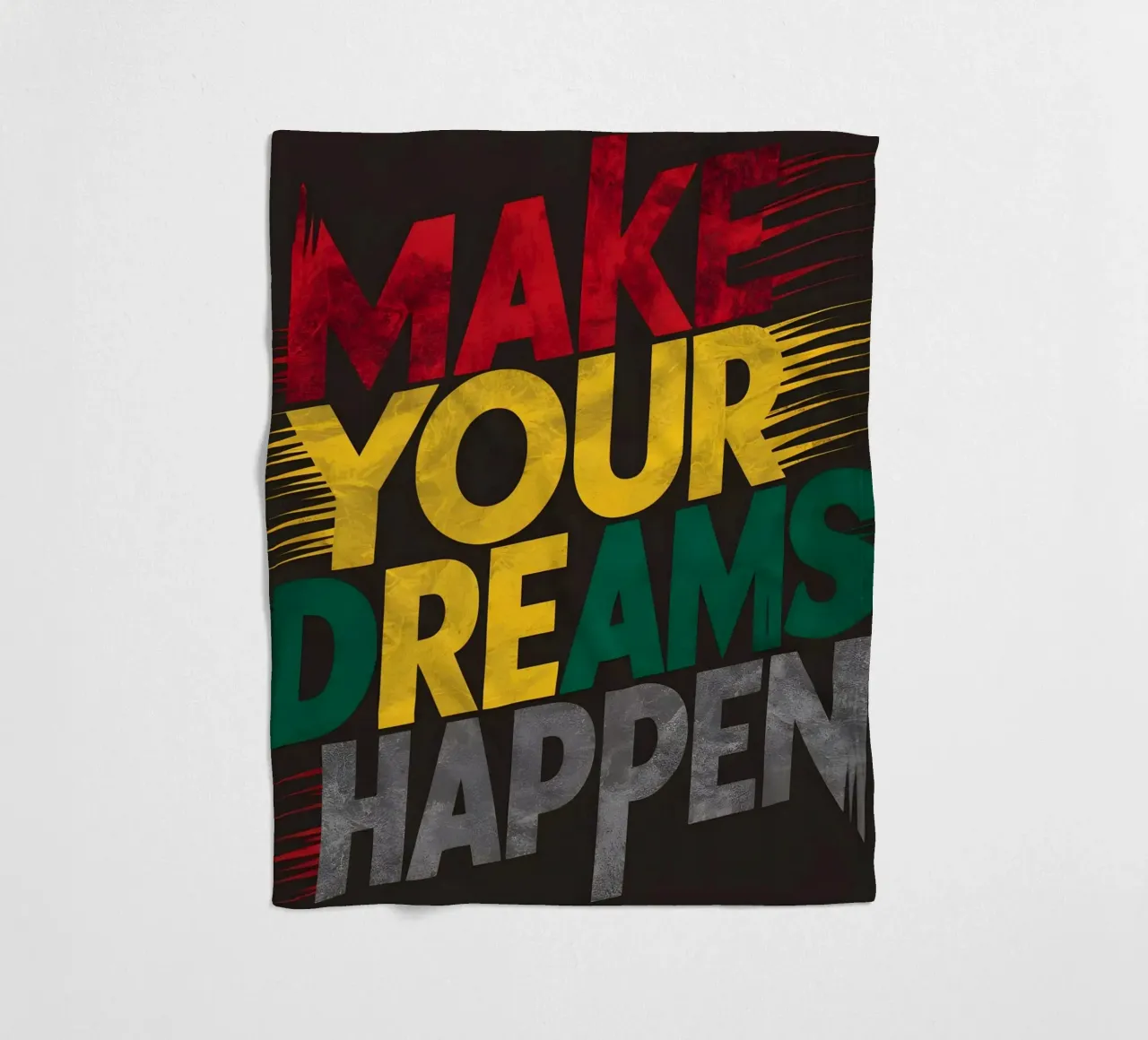 Realizzare i propri sogni coperta in pile da inspirational quote