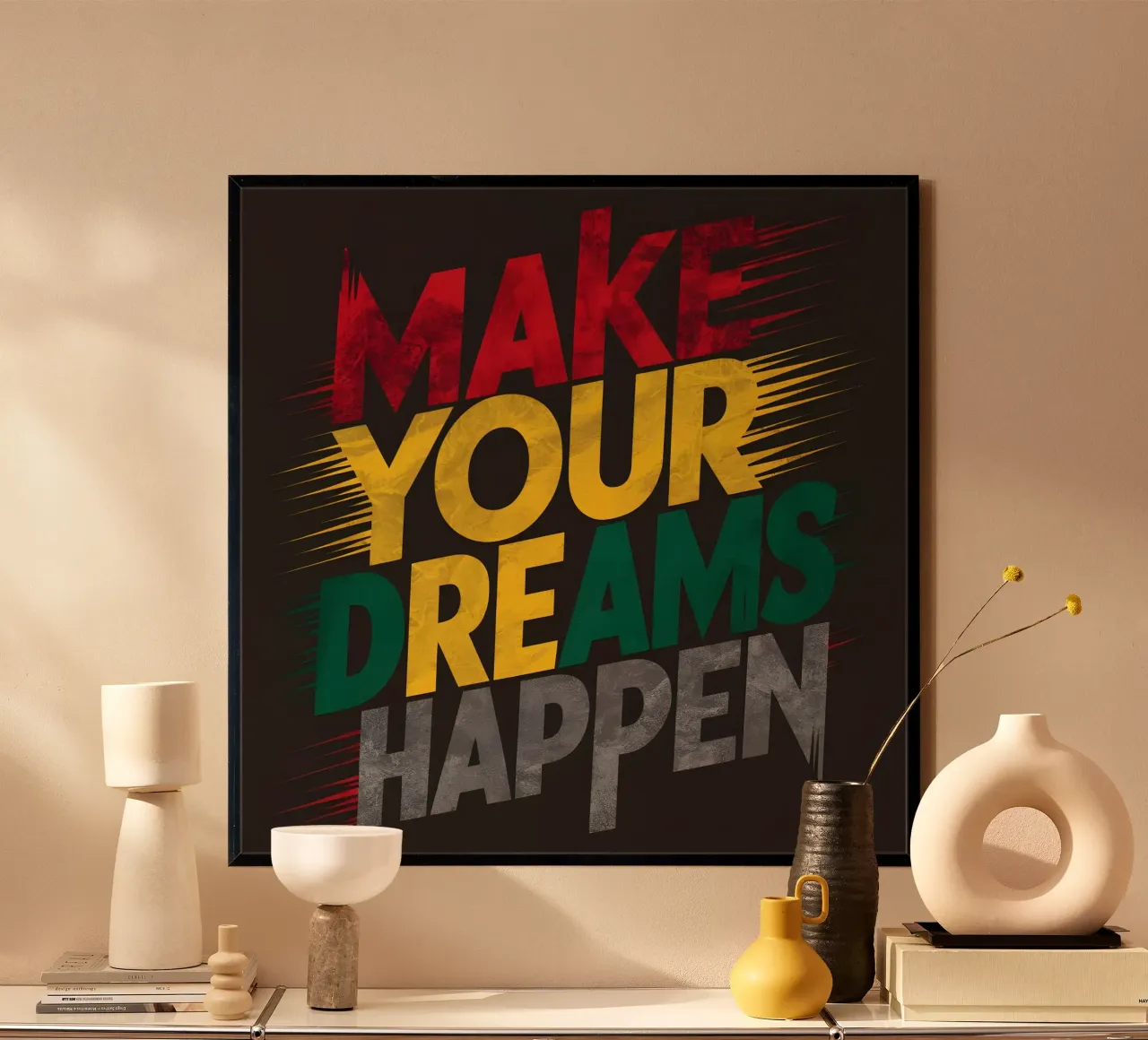 Verwirklichen Sie Ihre Träume Poster von inspirational quote