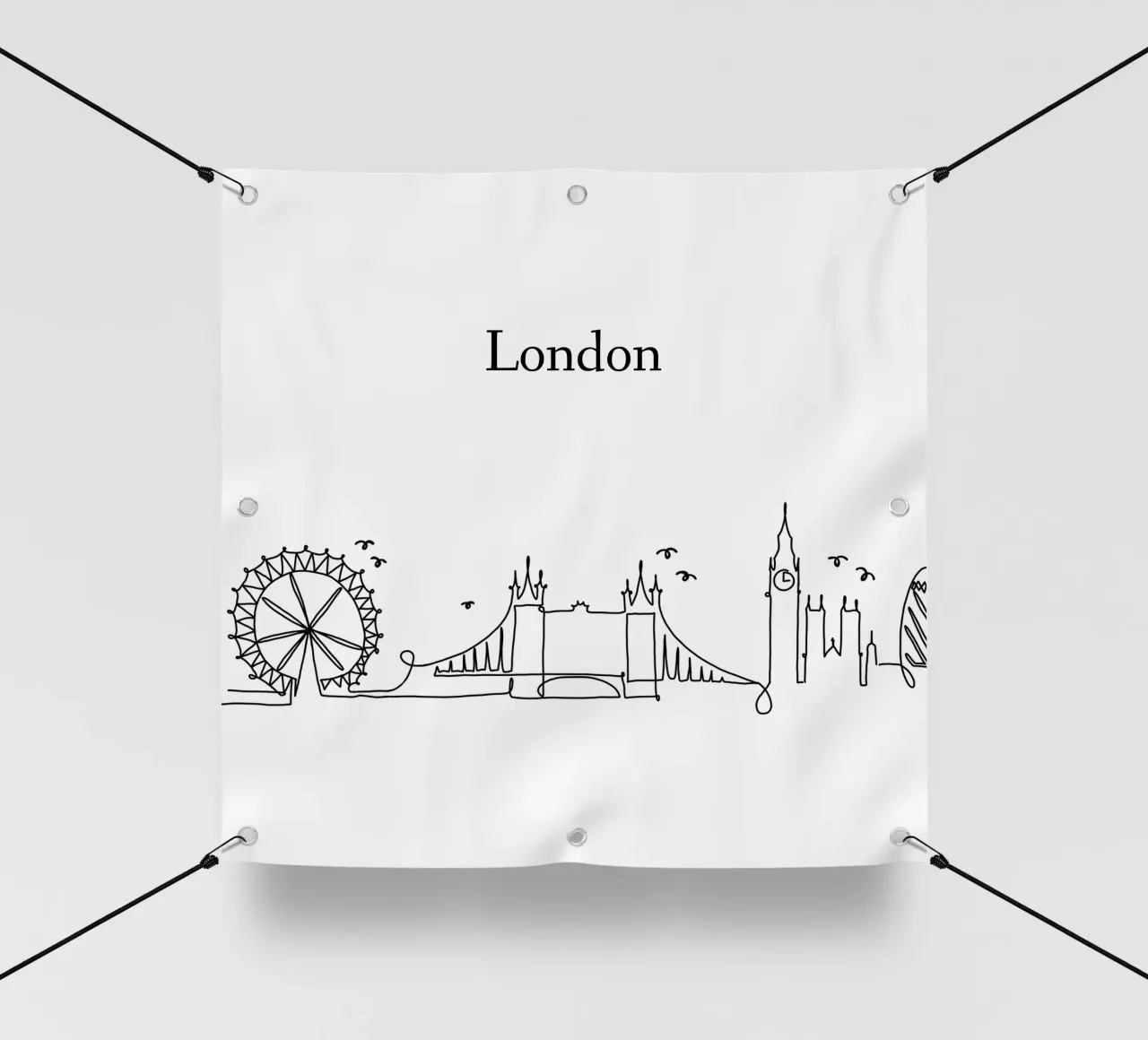 London telo in pvc da Sabrina Ziegenhorn