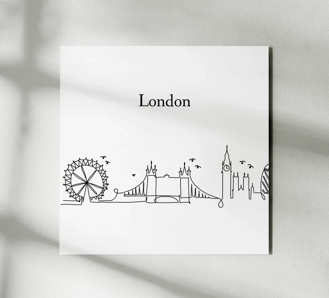 London alu-dibond by Sabrina Ziegenhorn
