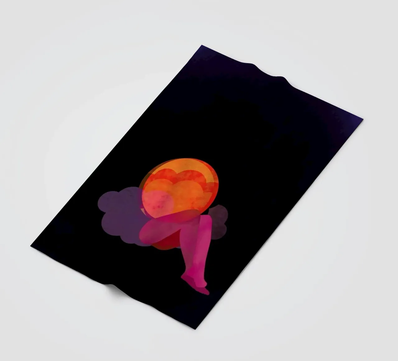 Relaxed fleecedeken van Mie Frey Damgaard