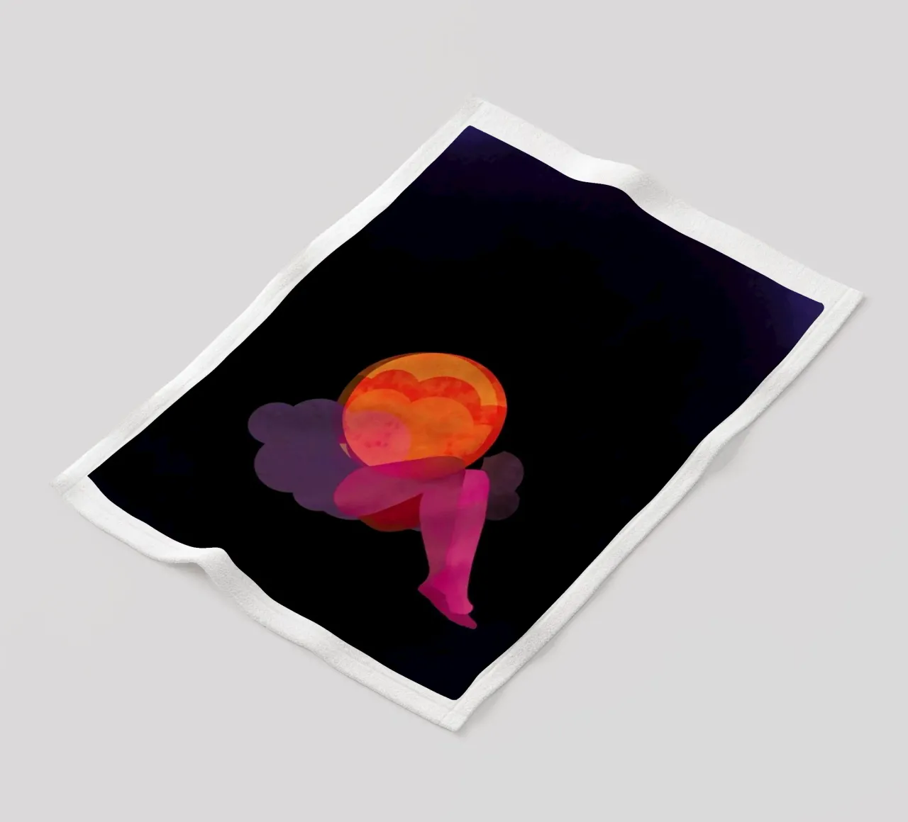 Relaxed fleecedeken van Mie Frey Damgaard